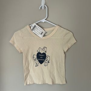 Brand new Brandy Melville sweet as heaven shirt
